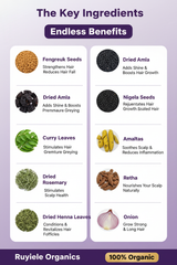 Ingredients Infographic Purple